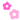 ピンク/デコメ絵文字/ お花の画像 プリ画像