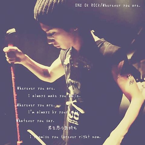 ONE OK ROCK/Wherever you are. の画像(プリ画像)