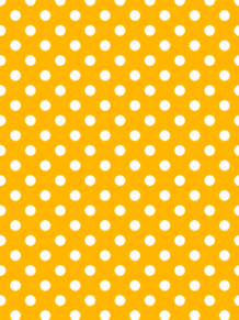 水玉 壁紙 オレンジ × 白 (小)の画像(プリ画像)