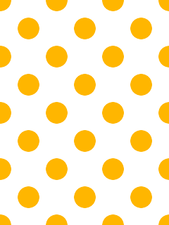 水玉 壁紙 白 × オレンジ (中)の画像 プリ画像