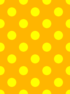 水玉壁紙 オレンジ×黄色 (中)の画像 プリ画像