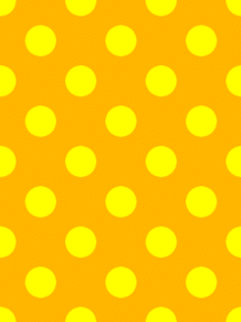 水玉壁紙 オレンジ×黄色 (中)の画像(プリ画像)