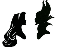オーロラ姫とマレフィセントの画像(プリ画像)
