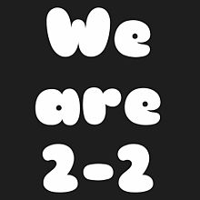 We are 2-2 プリ画像