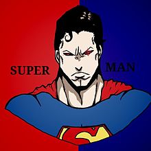 スーパーマン描いてみた。の画像(スーパーマン イラストに関連した画像)