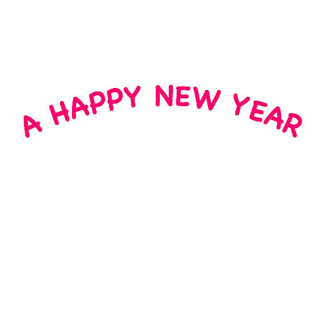 文字 A HAPPY NEW YEARの画像(プリ画像)