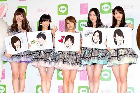 LINE × AKB48の画像 プリ画像