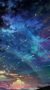 Wonderful starry skyの画像(#LINE/Twitterに関連した画像)