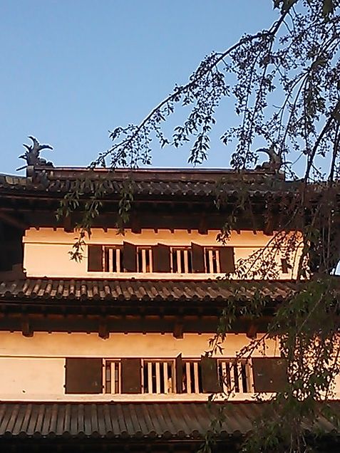 弘前城と岩城山の画像(プリ画像)