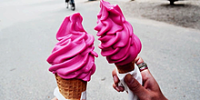 pink soft ice creamの画像(ミニ画に関連した画像)
