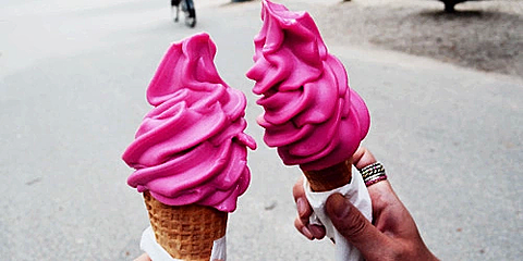 pink soft ice creamの画像 プリ画像