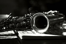 monochrome saxophoneの画像(サクソフォンに関連した画像)
