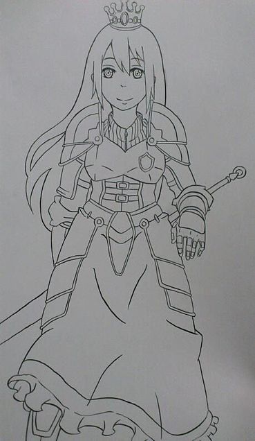 女の子剣士　Queenの画像(プリ画像)
