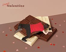 バレンタインのチョコレートの画像(チョコレートに関連した画像)