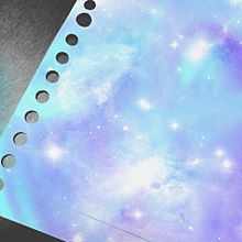 宇宙柄 °✽☆ ルーズリーフの画像(ポエム 水色に関連した画像)