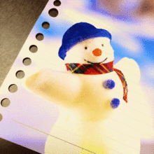 冬のルーズリーフ☃*の画像(ポエム素材/ノート素材に関連した画像)