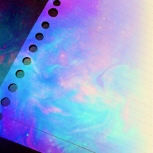 宇宙柄ルーズリーフの画像(ポエム 水色に関連した画像)