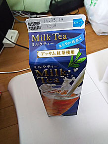 ミルクティー 紅茶 紙パック飲料 アッサム紅茶の画像(ミルクティに関連した画像)