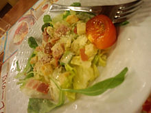 シーザーサラダ クルトン レタス トマト 洋風サラダの画像(レタス サラダに関連した画像)