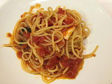 イタリアンボーノ トマトソース チーズ パスタ スパゲッティの画像(イタリアンに関連した画像)