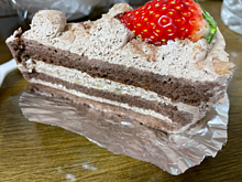 チョコレートケーキ　苺の画像(チョコレートケーキに関連した画像)