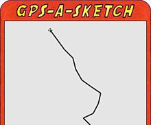 ウォーキングでお絵描き!?GPSの奇跡を絵にする「GPS-A-Sketch」がちょっと面白い！の画像(gps iphoneに関連した画像)