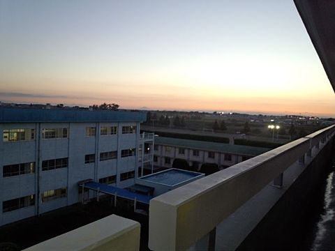 学校からの景色の画像(プリ画像)