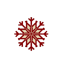 冬の画像(雪の結晶赤に関連した画像)