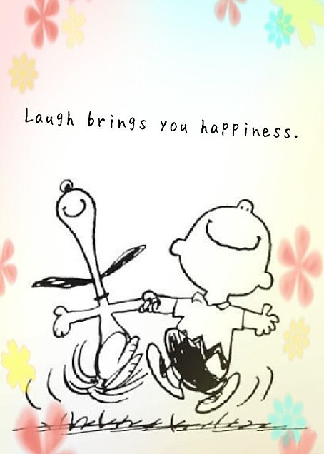 スヌーピー 「笑う門には福きたる」の画像 プリ画像