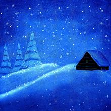 #雪景色#冬景色#幻想的#風景画の画像(#病みに関連した画像)