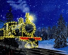 #Xmas#クリスマス#夜汽車の画像(#デコに関連した画像)