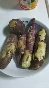 蒸し芋の画像(サツマイモに関連した画像)
