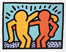 Keith Haring pop art プリ画像