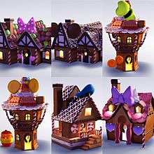 ディズニーの画像(お菓子の家に関連した画像)