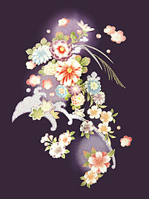和柄 素材 花柄 桜の画像(花柄 背景に関連した画像)