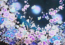 和柄 素材 花柄 桜 蝶 バラ 百合の画像(花柄 背景に関連した画像)