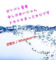 Whiteberry 炭酸水 プリ画像