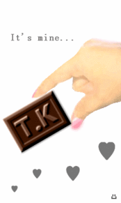 tk　イニシャル　チョコの画像(TKに関連した画像)