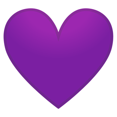 絵文字 紫ハート Android 背景透過 かわいい 素材 完全無料画像検索のプリ画像 Bygmo