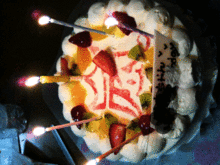 誕生日ケーキ プリ画像