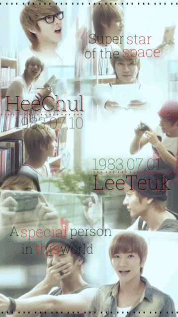 【LeeTeuk&HeeChul's Day!!!】の画像(プリ画像)