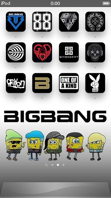 BIGBANG ホーム画面