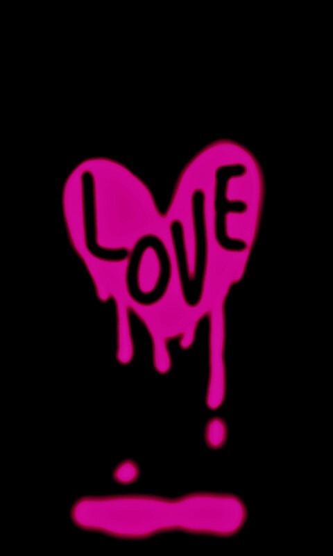 ピンク黒ハート血素材背景壁紙love 完全無料画像検索のプリ画像 Bygmo